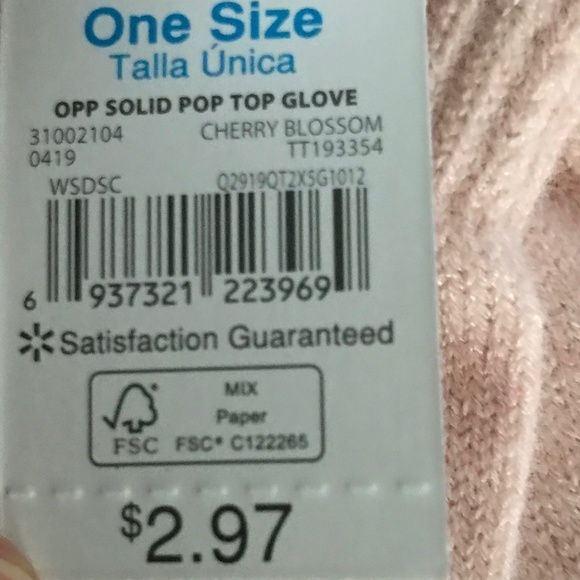 Time and Tru 2 Pc Glove/Opp Pop Top Glove Bundle NWT - Picture 12 of 16